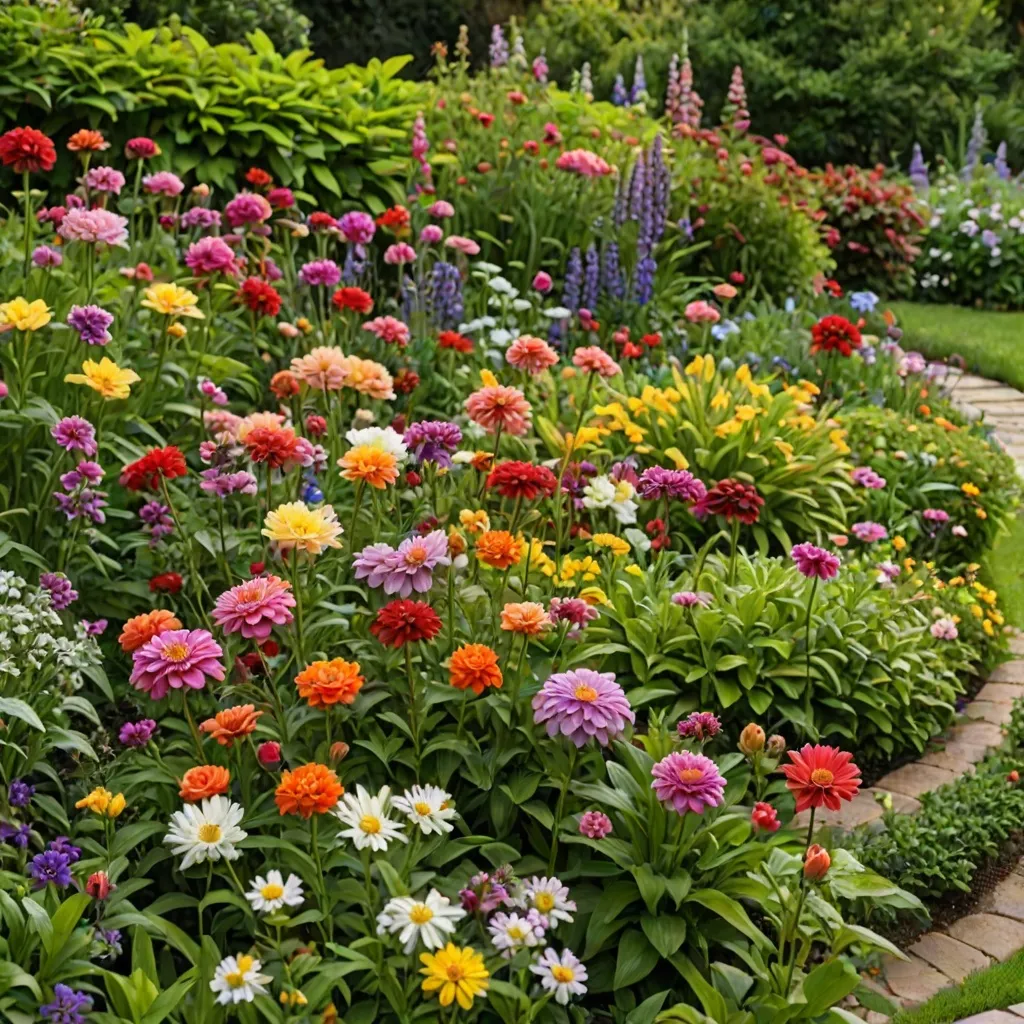 Sztuka tworzenia pięknych kompozycji kwiatowych w ogrodzie